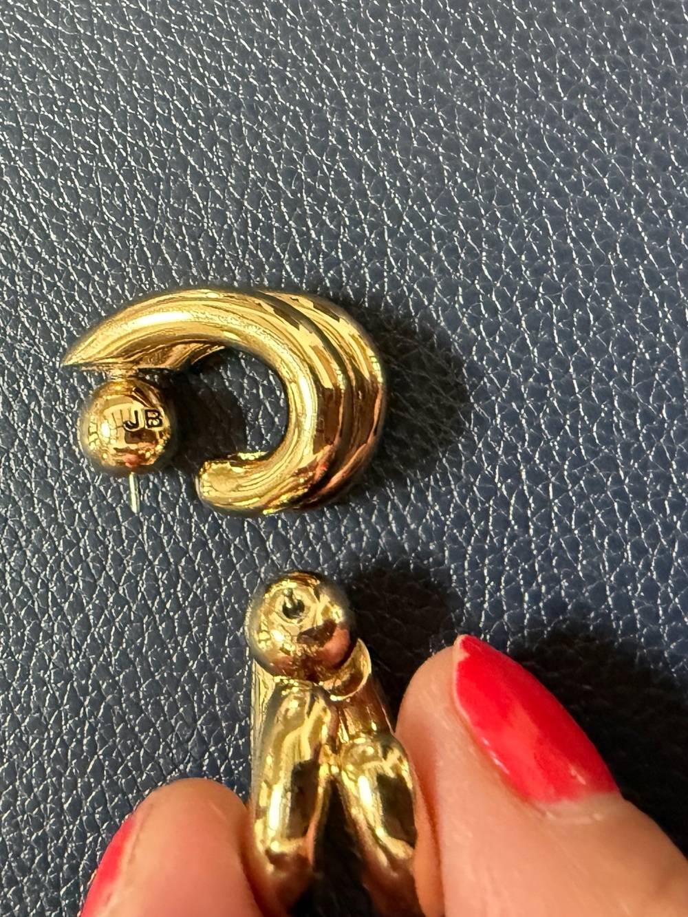 Jenny Bird Florence Gold Double Hoop Earrings - Women Jewelry - Picture 5 of 7